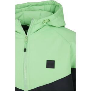 2-Tone Padded Windrunner Black/neon Green