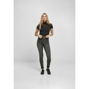Women's High-Waisted Skinny Jeans - Black