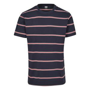 Yarn Dyed Skate Stripe Tee midnightnavy/red