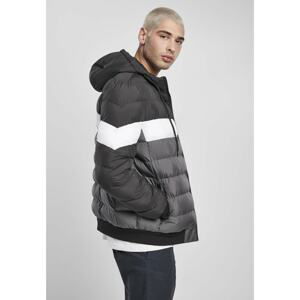 Colorblock Bubble Jacket Black/darkshadow