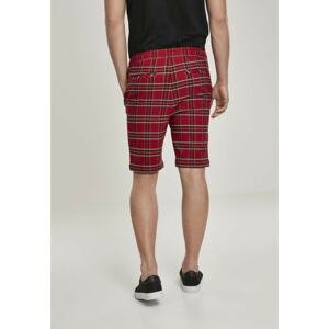 Checker Shorts red/blk