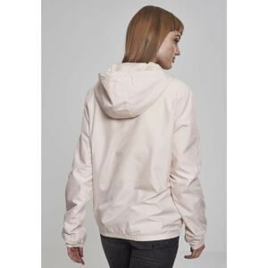 Women's Basic Pull Over Jacket Light Pink