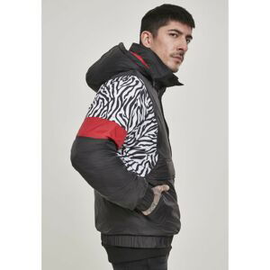 Animal Mixed Pull Over Jacket black/snowtiger