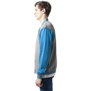 2-tone College Sweatjacket gry/tur