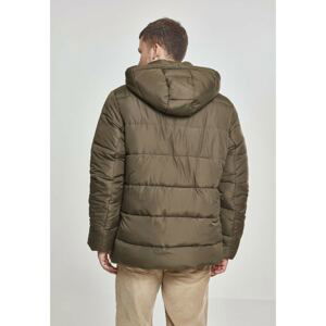 Pull Over Puffer Jacket Dark Olive