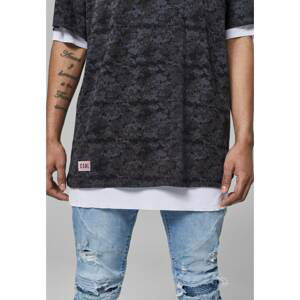 CSBL Deuces Long Layer Tee Black Digi Camo