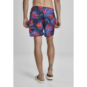 PatternSwim Shorts Blue/red