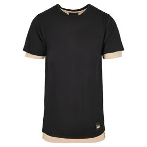 CSBL Deuces Long Layer Tee Black/pale Peach XXL