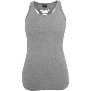 Ladies Cutted Back Tanktop grey