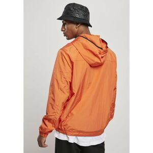 Full Zip Nylon Crepe Jacket Tangerine