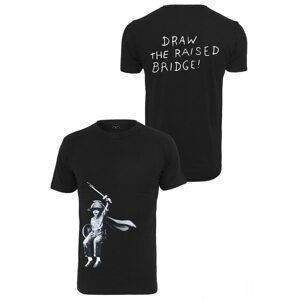 Banksy Draw The Raised Bridge Tee black