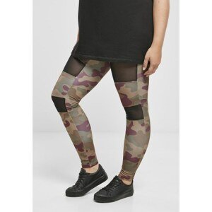 Ladies Camo Tech Mesh Leggings Redwood Camo