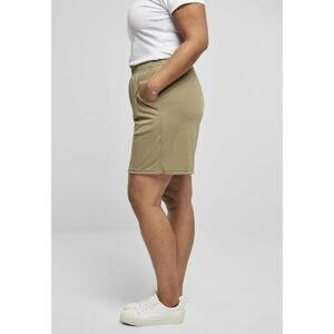 Women's modal shorts in khaki
