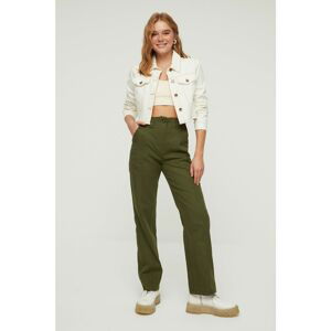 Trendyol Khaki High Waist Trousers