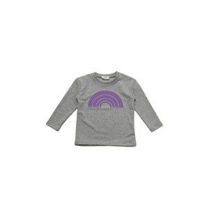 Trendyol Gray Printed Boy Knitted Slim Sweatshirt