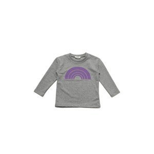 Trendyol Gray Printed Boy Knitted Slim Sweatshirt