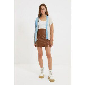 Trendyol Brown Mini Skirt