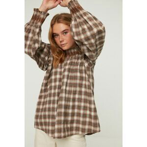 Trendyol Multi Color Plaid Blouse