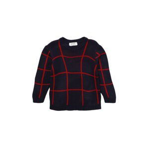 Trendyol Navy Striped Basic Boy Knitwear Sweater