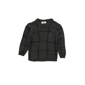 Trendyol Gray Striped Basic Boy Knitwear Sweater