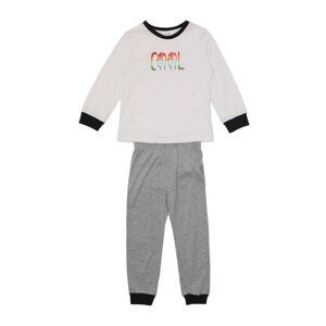 Trendyol White Printed Boy Knitted Pajamas Set