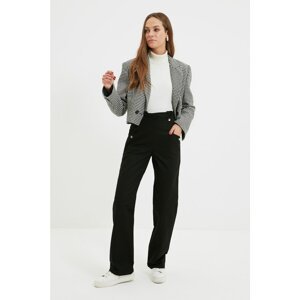 Trendyol Black Wide Leg Trousers