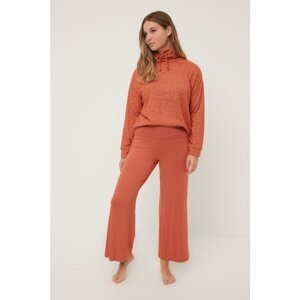 Trendyol Tile Waist Detailed Knitted Trousers