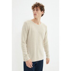 Trendyol Mink Men Regular Fit Wide Collar Knitwear Sweater