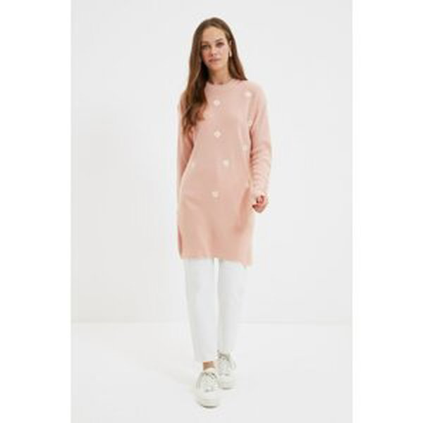Trendyol Sweater - Pink - Relaxed
