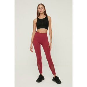 Trendyol Claret Red Seamless Gradient Detailed Sport Leggings