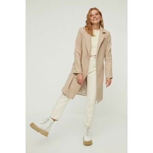 Trendyol Mink Belted Wool Cachet Coat