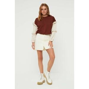 Trendyol Brown Knitted Sweatshirt