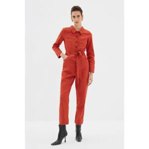 Trendyol Tile Belted Jumpsuit