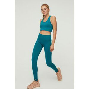 Trendyol Sports Leggings - Blue - High Waist