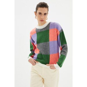 Trendyol Ecru Jacquard Knitwear Sweater