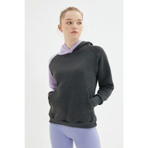 Trendyol Anthracite Basic Knitted Sweatshirt
