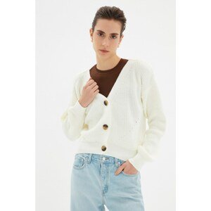 Trendyol Cardigan - Ecru - Regular