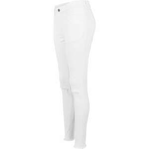 Women's jeans URBAN CLASSICS - white