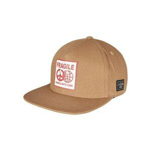 FRAGILE PEACE Snapback Cap Sand/mc