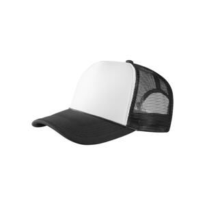 Baseball Cap Trucker high profile blk/wht