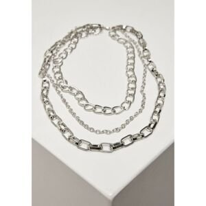 Classic Layering Necklace Silver One Size