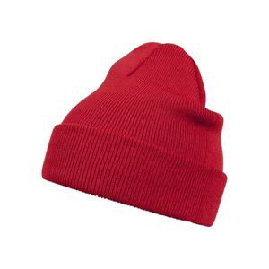 Beanie Basic Flap red