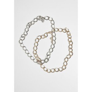 Large Classic Necklace 2-Pack Gold/Silver
