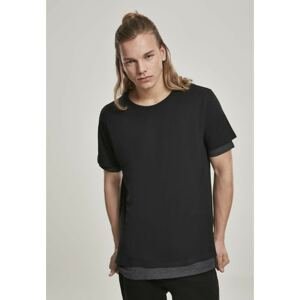 Full Double Layered Tee black/charcoal