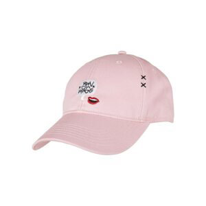 C&S WL Boubld Voyage Curved Cap Pale Pink/mc One Size
