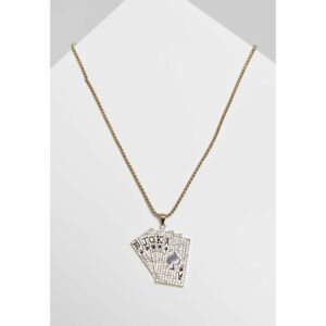 Cards Necklace Gold