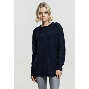 Women's Basic Crew Sweater - Blue