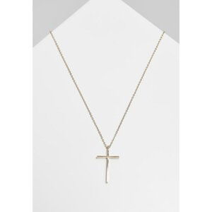 Large Gold Basic Cross Necklace