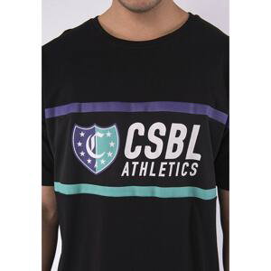 CSBL Insignia Semi Box Tee Black/purple XXL