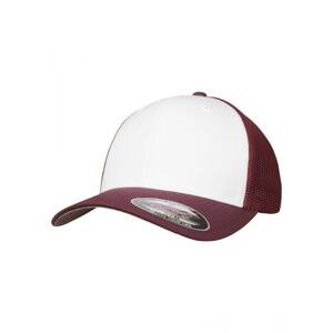 Mesh Colored Front maroon/white/maroon
